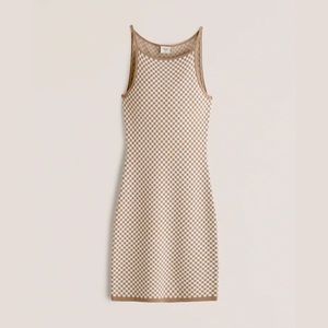 NWT Abercrombie Jacquard Mini Sweater Dress